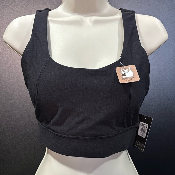 Activ8 performance crisscross keyhole back removable pads,moisture wicking - Picture 2 of 5